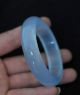 Chinese Natural Grade A Jade Jadeite Bangle Blue Bracelet 60mm Bracelets photo 2