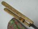 A 19th C Katar With Gold Damascened Work With Fine Wootz Steel. Middle East photo 9