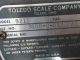 Antique. . .  Toledo Honest Weight 9210 Paper Mill Scale 480/500 Sheet Ream 95/100lb Scales photo 2