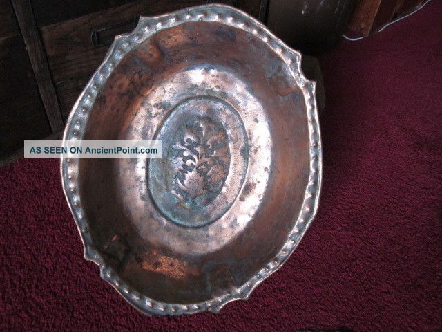 Antique Persian Copper Mold - Large Primitives photo
