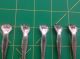 5 Raleigh Sterling Silver Demitasse Spoons By Alvin 4 - 1/4 Inch Spoon Alvin photo 5