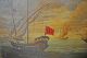 Huge European Maritime Oil On Canvas Painting - Ex Marx Estate Honolulu Hawaii Other photo 3