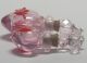 2 Gift Glass Swee Pink Cupid ' S Arrow Heart Perfume Oil Bottle Vial Crystal Beads Perfume Bottles photo 3