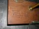 Antique Edwardian Apothecary Brass Scales With Weights Durbin ' S Drug Stores Other photo 3