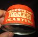 Rare Antique M.  C.  Mfg.  Works N.  Y.  1876 100 No.  6 Blasting Caps Round Circular Tin Mining photo 3
