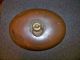 Antique Primitive Copper Oval Foot Warmer With Brass Crew Cap Primitives photo 1