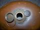 Antique Primitive Copper Oval Foot Warmer With Brass Crew Cap Primitives photo 3