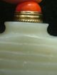 Hetian Jade 100% Authentic Rare Chinese Antique Snuff Bottle Snuff Bottles photo 4