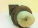 Antique Early 1800 ' S Turned Footed Wooden Candle Holder Spike Pin Cushion Holder Primitives photo 5