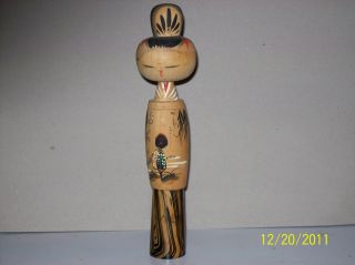 Japanese Wooden Doll,  At Least 38 Years Old photo