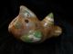 Old Peruvian Hand Made Stone Whistle - Fish Shaped With Remnants Of Paint Latin American photo 1