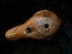 Old Peruvian Hand Made Stone Whistle - Fish Shaped With Remnants Of Paint Latin American photo 2
