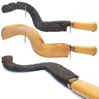 Antique Kudi Sword Axe Kujang 1000 Years Old Indonesia Tribal Dukun Weapon Keris photo