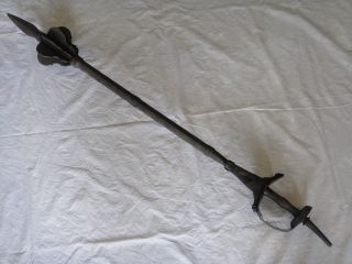 A 19th C Rajput/mughal Indo Persian Mace With Eights Flanges. photo