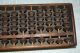 Vintage C.  1940 Japanese Soroban Wooden Bead Abacus Carved Characters Antique Other photo 3