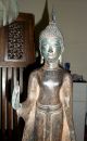 Thai Buddha Bronze Sukhothai Buddha (gift Free For You 3 Buddha) Statues photo 4