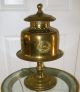 Antique Faries Brass Louisville / Nashville Railroad Lamp / 1920s Deco Style Lamps photo 1