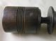 Great 19th Century Anglo - Indian Trade Rosewood Turned Wood Candlesticks Primitives photo 1