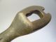 Antique Old Large Metal Cast Iron Unusual Mystery Woodstove Lid Lifter Handle Stoves photo 9