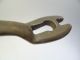 Antique Old Large Metal Cast Iron Unusual Mystery Woodstove Lid Lifter Handle Stoves photo 7