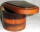 Folk Art - Wood Trinket Box - Jewelry Box - Sewing Box - - Homemade Primitives photo 6