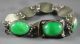 Chinese Natural Green Jade Bracelet With Jade Beads,  Bangle Other photo 3