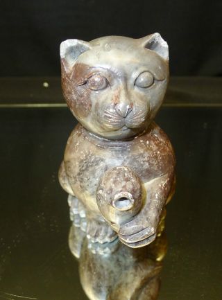 Cat Teapot - - - Soadstone - - Asian - - - - 