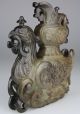 Chinese Agate Carnelian Statue Archaistic Vase Phoenix - 19th C. Kwan-yin photo 3