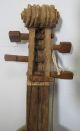 Antique Folk Art Primitive Carved Whittled Violin / Fiddle And Bow Gotta See Yqz Primitives photo 1