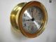 Vintage Seth Thomas Ships Clock Polished And Lacquered Working Condition Clocks photo 3