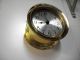 Vintage Seth Thomas Ships Clock Polished And Lacquered Working Condition Clocks photo 5