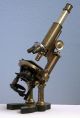Nachet Paris Antique Brass Double Pillar Grand Modele 2 Microscope W/case 1909 Microscopes & Lab Equipment photo 6