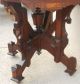 Victorian Eastlake Renaissance Revival Marble Top Table W/ Carved Walnut Base 1800-1899 photo 11