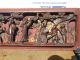 B2334 Antique Chinese High Relief N Pieced Hand Carved N Painted Wood Wall Panel Other photo 10