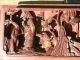 B2334 Antique Chinese High Relief N Pieced Hand Carved N Painted Wood Wall Panel Other photo 1