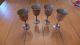 Vintage Salem Silverplate Cups Water Wine Set Of Four (4) Goblets 5.  5 In.  Ht. Cups & Goblets photo 1