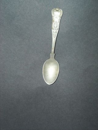 1835 E.  Wallace Usn,  Antique,  Small Spoon,  Decorative Design, photo