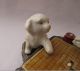 Ancient Color Ceramic Statue Chess Player And Small Animal (dog) Other photo 3