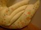 Primitive Swan Pillows,  Orange Floral Fabric Handmade Country Decor Rb - 4b Primitives photo 1