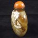 Antique Chinese Agate Floater Snuff Bottle Extremely Well Hollowed Snuff Bottles photo 1