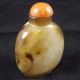 Antique Chinese Agate Floater Snuff Bottle Extremely Well Hollowed Snuff Bottles photo 2