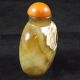Antique Chinese Agate Floater Snuff Bottle Extremely Well Hollowed Snuff Bottles photo 4