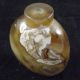 Antique Chinese Agate Floater Snuff Bottle Extremely Well Hollowed Snuff Bottles photo 8