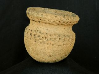 Neolithic Neolithique Decorated Terracotta Pot - 2500 Years Bp - Sahara photo