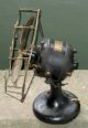 Antique Westinghouse 1893 Desk Fan,  4 Brass Blades,  Brass Cage,  3 Speed,  Runs Other photo 3