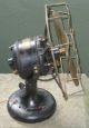Antique Westinghouse 1893 Desk Fan,  4 Brass Blades,  Brass Cage,  3 Speed,  Runs Other photo 4