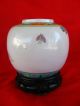 Antique Famille Rose Medallion Chinese Porcelain Jar Vase Pots photo 4