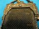 Antique Victorian Brass Mesh Coin Purse With Fob For Belt Victorian photo 1