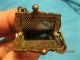 Antique Victorian Brass Mesh Coin Purse With Fob For Belt Victorian photo 2