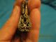 Antique Victorian Brass Mesh Coin Purse With Fob For Belt Victorian photo 3